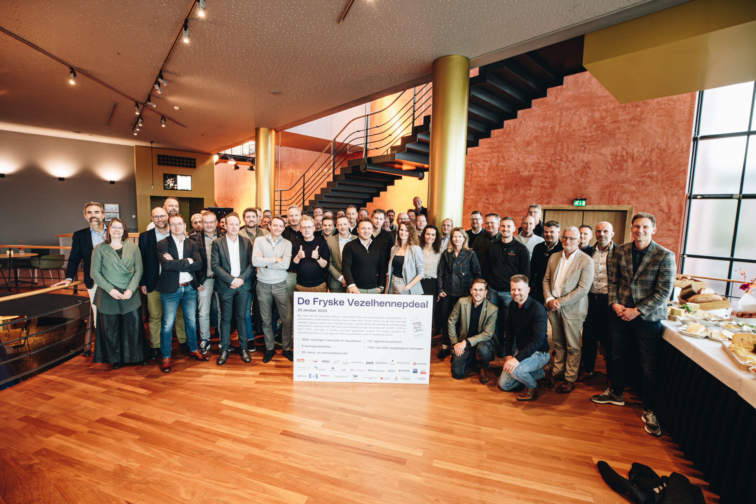 Unieke vezelhennepdeal in Fryslân  